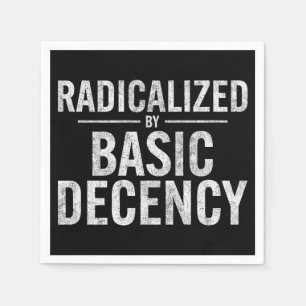 Guardanapo De Papel Radicalizado Por Engraçado De Decência Básica
