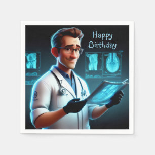 Guardanapo De Papel Radiologista Aniversário