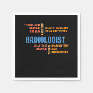 Guardanapo De Papel Radiologista Tecnológico Radiologista Diagnóstico 