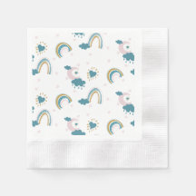 Rainbow Baby Pastel Pattern - Enfermeiro Whimsical