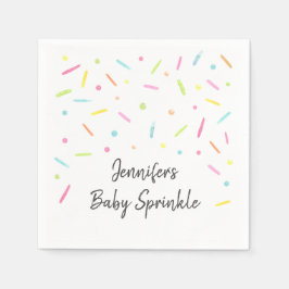 Guardanapo De Papel Rainbow Baby Sprinkle