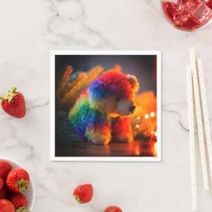 Guardanapo De Papel Rainbow Bear
