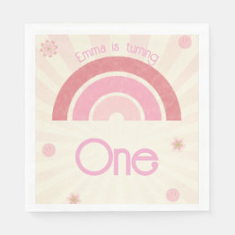 Guardanapo De Papel Rainbow Birthday