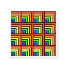 Rainbow Bloqueia Napkins