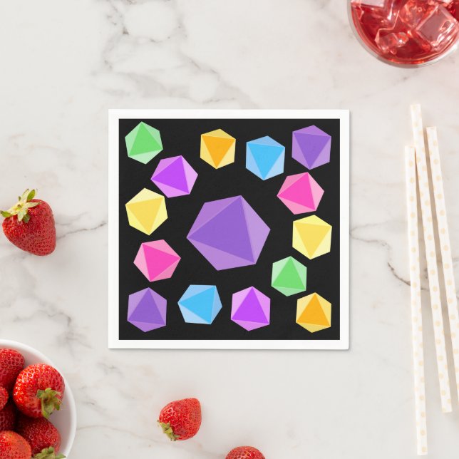 Guardanapo De Papel Rainbow Dice (Insitu)