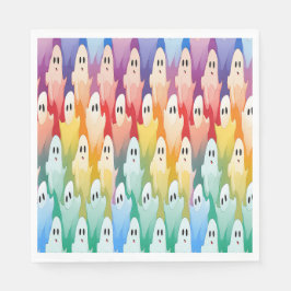 Guardanapo De Papel Rainbow Ghosts
