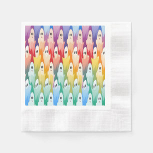 Guardanapo De Papel Rainbow Ghosts