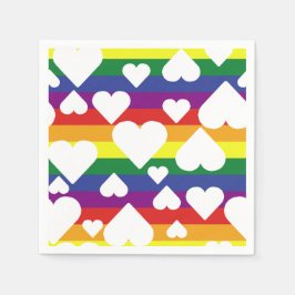 Guardanapo De Papel Rainbow Pride Napkins