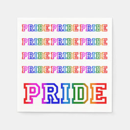 Guardanapo De Papel Rainbow PRIDE Paper Coctail Party Napkins