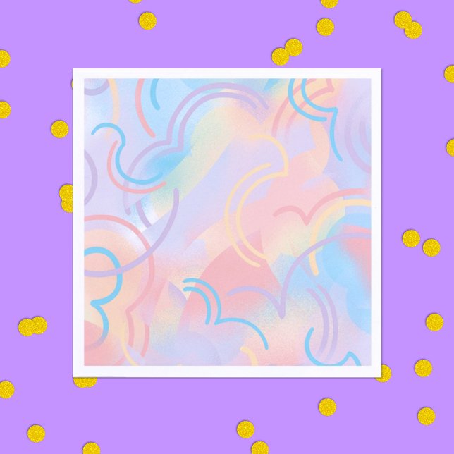 Guardanapo De Papel Rainbow Sparkles (Criador carregado)