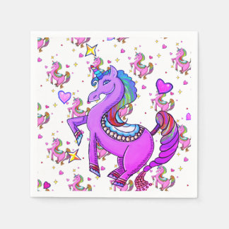 Guardanapo De Papel Rainbow Unicorns
