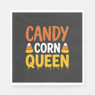 Guardanapo De Papel Rainha do Candy Corn Gráfico de Halloween_1