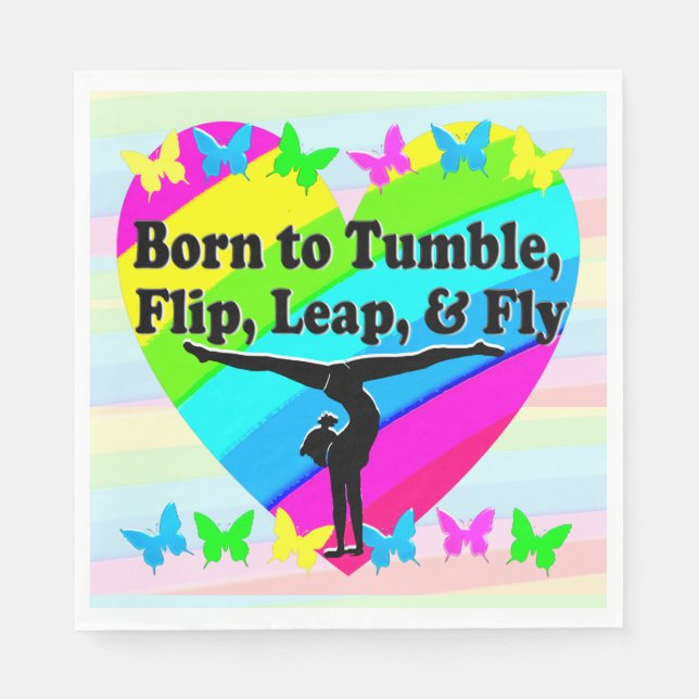 GUARDANAPO DE PAPEL RAINHA GINÁSTICA DE ALTO VOO (Frente)