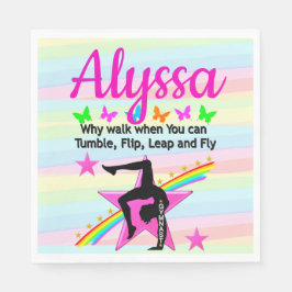 GUARDANAPO DE PAPEL RAINHA GINÁSTICA DE TUMBLIA