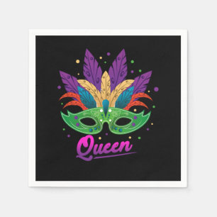 Guardanapo De Papel Rainha Mardi Gras - Festa de Carnaval