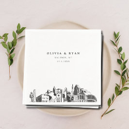 Guardanapo De Papel Raleigh Wedktail Napkin