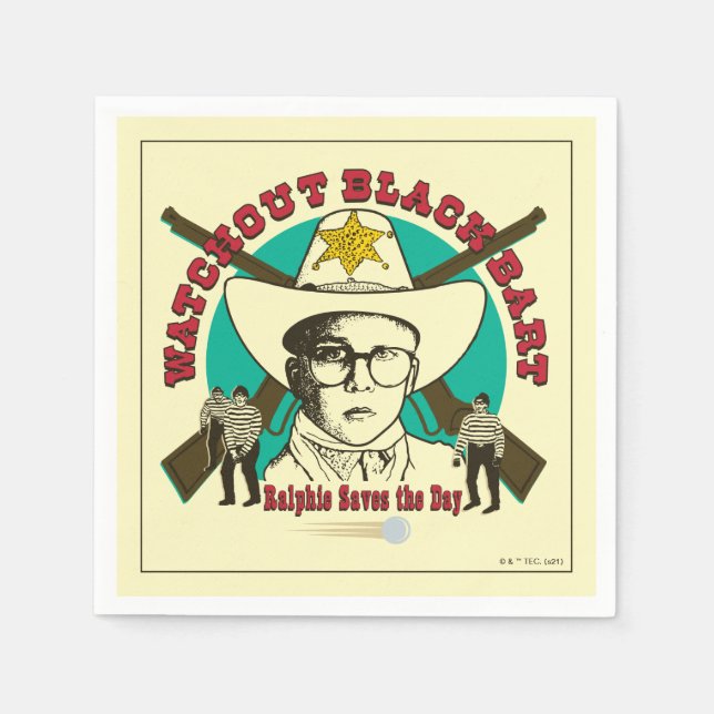 Guardanapo De Papel Ralphie Saves the Day (Frente)