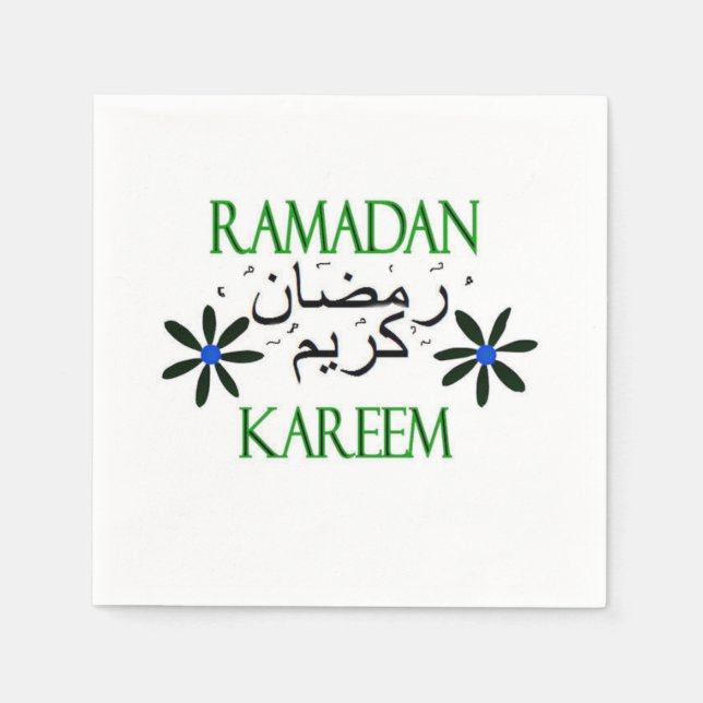 Guardanapo De Papel Ramadan Kareem Islâmico (Frente)