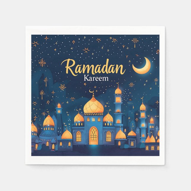 Guardanapo De Papel Ramadan Kareem Paper Napkin (Frente)