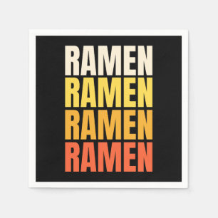 Guardanapo De Papel Ramen design de texto