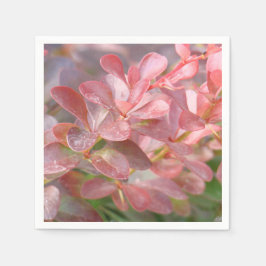 Guardanapo De Papel Ramificações bonito rosa