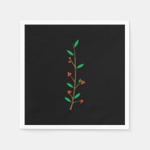 Ramo de Frutas Botânicas Black Merry Festa de Fim 