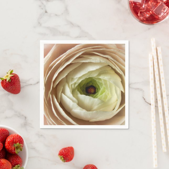 Guardanapo De Papel Ranunculus Flower Paper Napkins (Insitu)