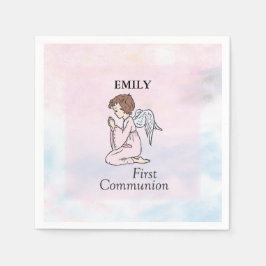 Guardanapo De Papel Rapariga, 1º Anjo da Comunhão
