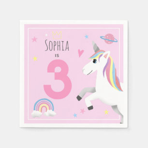 Guardanapo De Papel Raparigas Bonitas Meninas Rosa Cinza aniversário d
