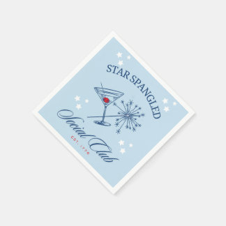 Guardanapo De Papel Rapazes coquetéis do dia 4 de julho