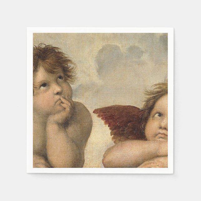 Guardanapo De Papel Raphael Cherubs Angels (Frente)