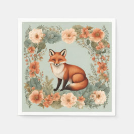 Guardanapo De Papel Raposa de Cottagecore