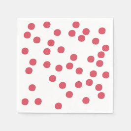 Guardanapo De Papel Raspberry Pink Confetti / Polkadots