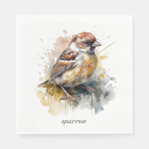 Guardanapo De Papel Rastreador de Aquarela Russo, personalizado