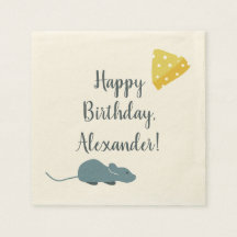 Rato e Queijo Personalizados Ilustrados