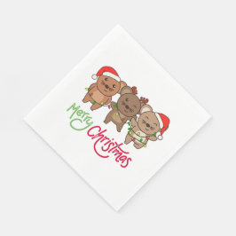 Guardanapo De Papel Rato, Natal, Inverno, Animais, Rato