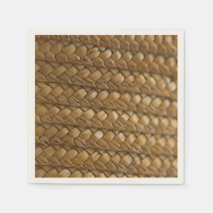 Guardanapo De Papel Rattan de vime da palha