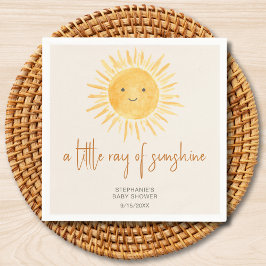 Guardanapo De Papel Ray Do Sunshine Boho Chá de fraldas