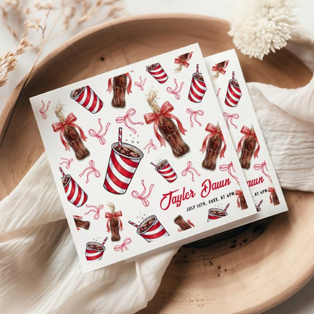 Guardanapo De Papel Ready to Pop Cola Baby Shower (Criador carregado)