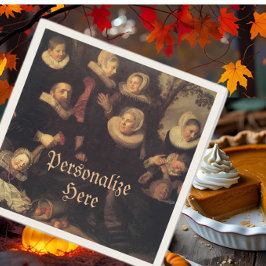 Guardanapo De Papel Reagrupamento familiar renascentista pintura de re