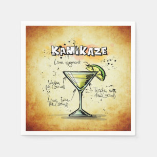 Guardanapo De Papel Receita de Bebês Kamikaze