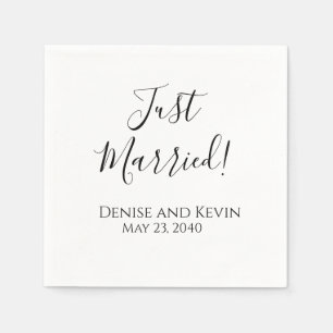 Guardanapo De Papel recem casados Personalizado Napkins