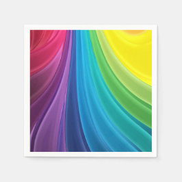 Guardanapo De Papel Recepção de casamento Arco-Íris Coquetel Napkin