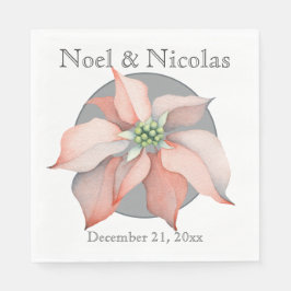 Guardanapo De Papel Recepção de casamento de Magia de Natal