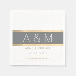 Guardanapo De Papel recepção de casamento elegante/saborosa