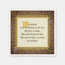 Recepção de casamento Manuscrita Iluminada Medieva