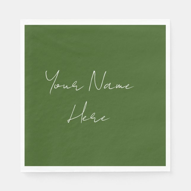 Guardanapo De Papel Recepção de Evento de Casamento de Toneladas da Te (Frente)