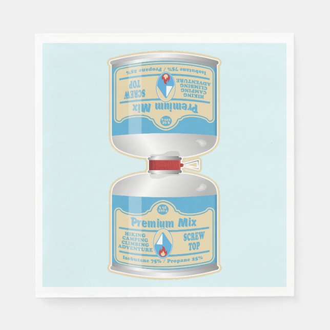 Guardanapo De Papel Recipientes de gás para fogões de acampamento (Frente)