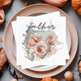 Guardanapo De Papel Recolha Grateful Thansding