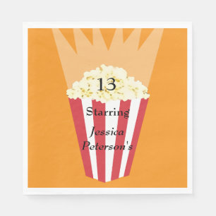 Guardanapo De Papel Red Carpet Premiere Birthday - Festa de Cinema